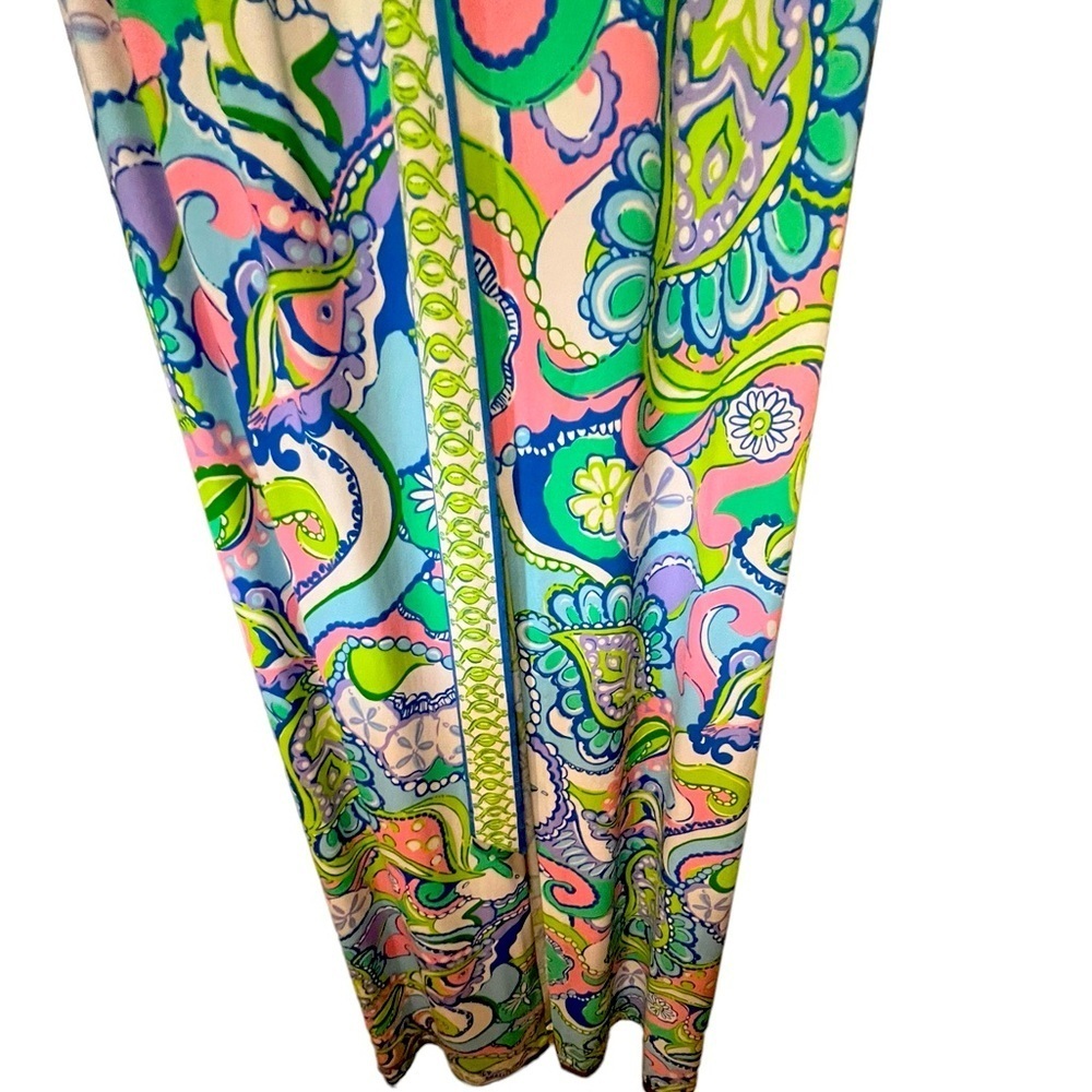 Lilly Pulitzer BELLINA Conch Republic SEASHELL Maxi Dress  SizeXS - Picture 9 of 14